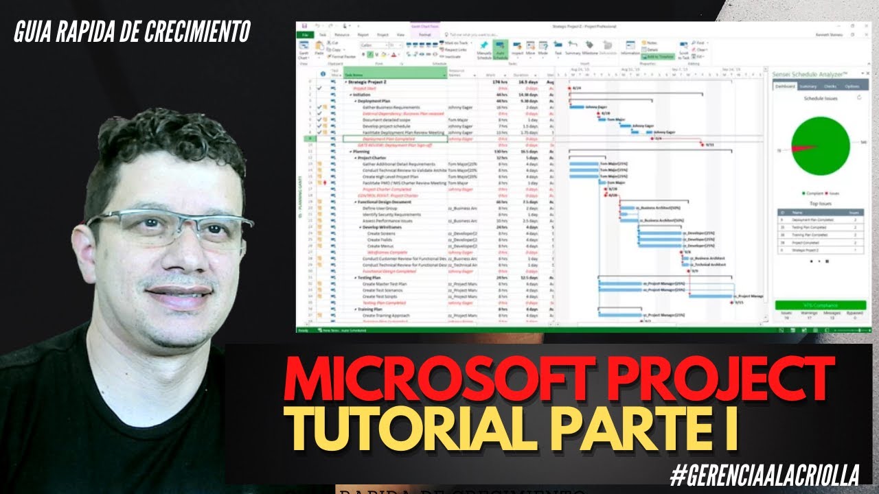 🧑🏻‍💼  Crea un proyecto en menos de 15 min en Project 👨‍⚖️ Microsoft Project tutorial español