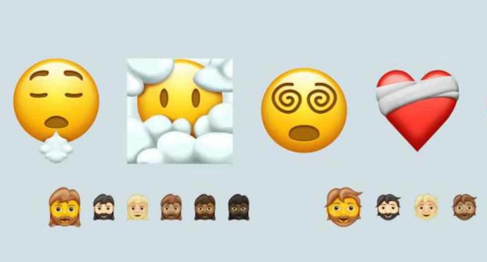 Todos estos nuevos emojis llegan a Whatsapp: corazón vendado, en llamas, mujer con barba y mucho más