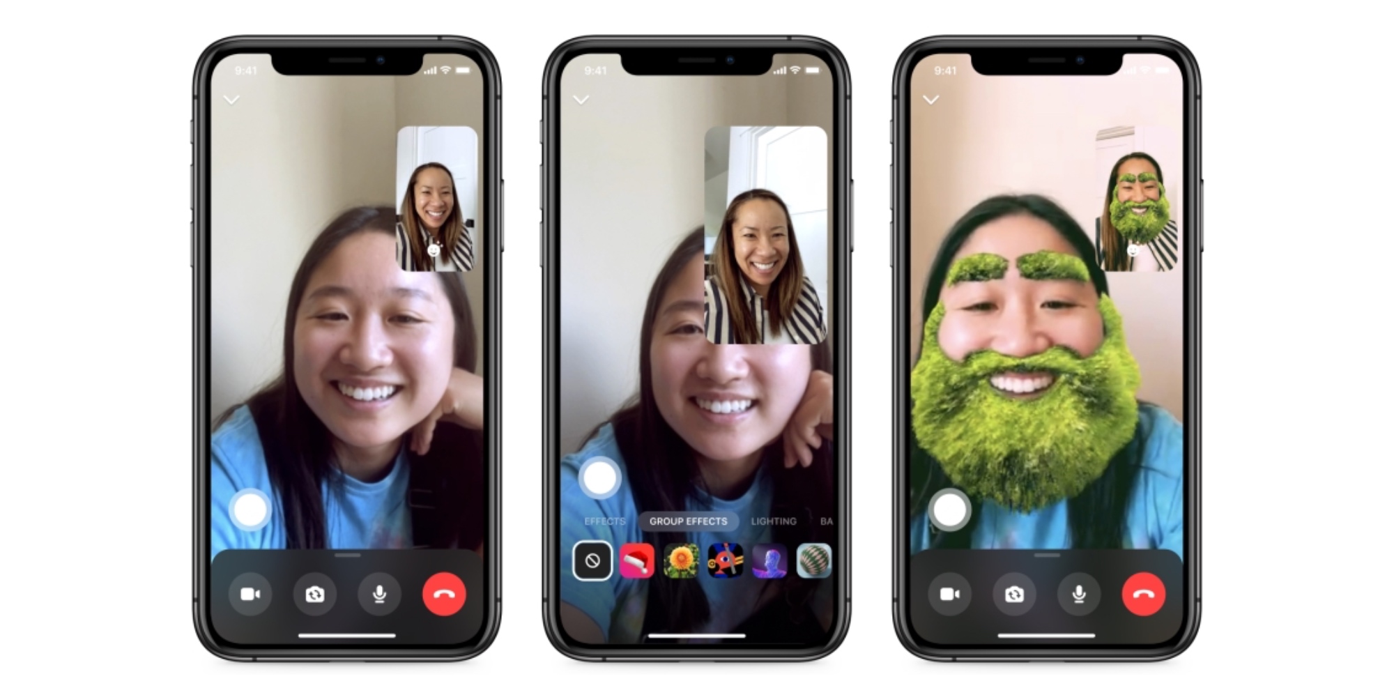 Messenger añade efectos de realidad aumentada a sus videollamadas