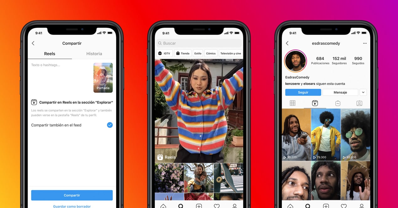 Instagram te permitirá descargar los ‘reels’ públicos desde la misma app